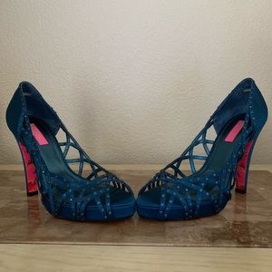 Betsey Johnson Cage Heels